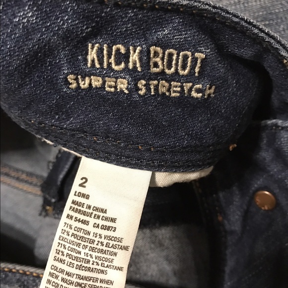 American eagle kick boot blue jeans