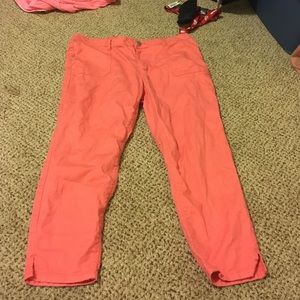 Coral trousers