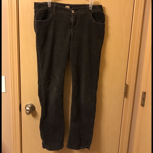Dark Gray Corduroy Pants for Girls, EUC