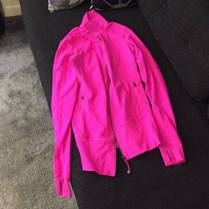 Lululemon hot pink zip up, size 8M
