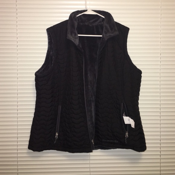 Black + Gray Free Country Vest