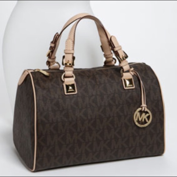 Michael Kors Grayson logo satchel large