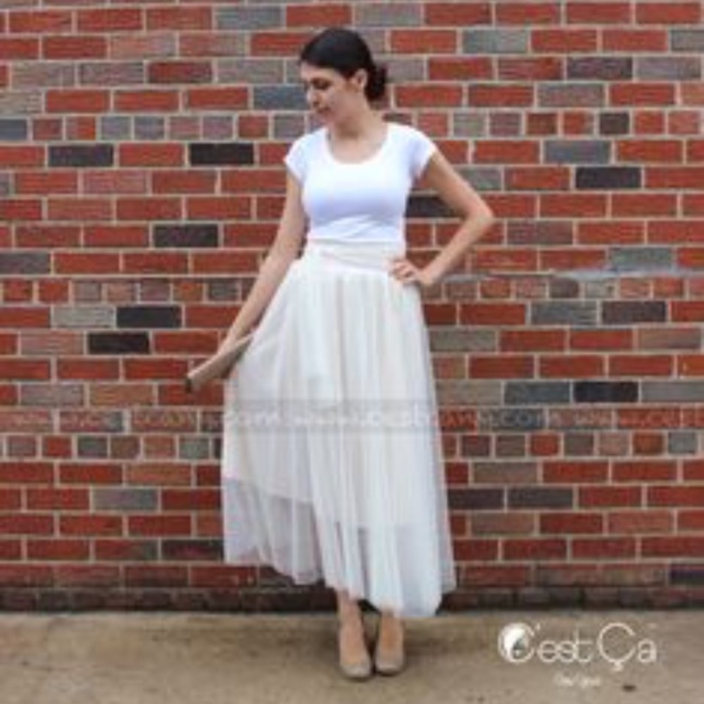 Cassandra {ROYAL BLUE} Soft Tulle Maxi Skirt
