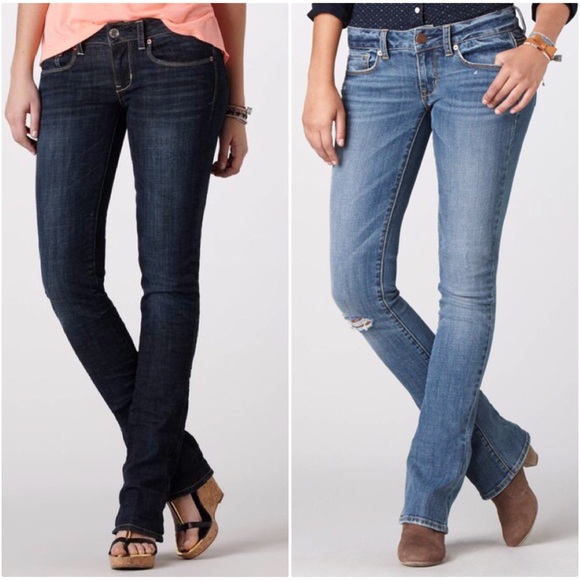 Set of 2 AEO skinny kick jeans