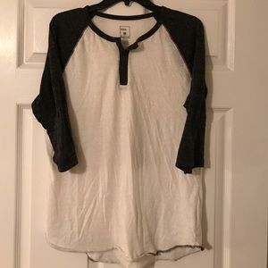 BDG Urban Outfitters Raglan 3/4 Sleeve Triblend