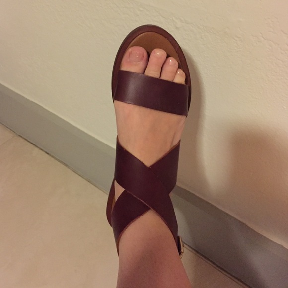 Zara leather sandals