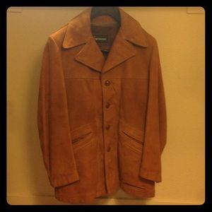 McGregor men's brown suede size 40 coat