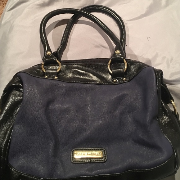 Navy and black Steve Madden Satchel