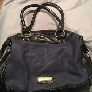 Navy and black Steve Madden Satchel