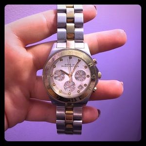 Marc jacobs two-tone watch