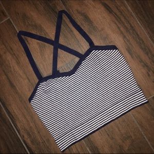 Stripped Crop Top