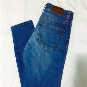 Madewell size 24 distressed high rise