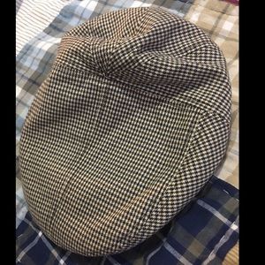 Janie and jacks houndstooth newsboy hat