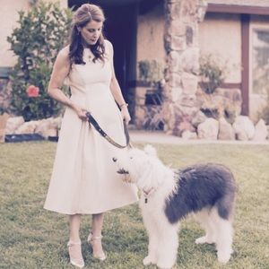 Modcloth champagne dress size 4