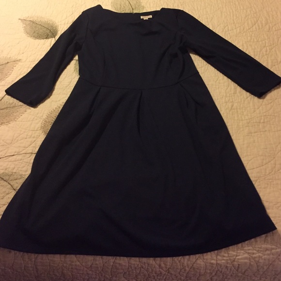 Merona XL navy a-line dress with pockets!