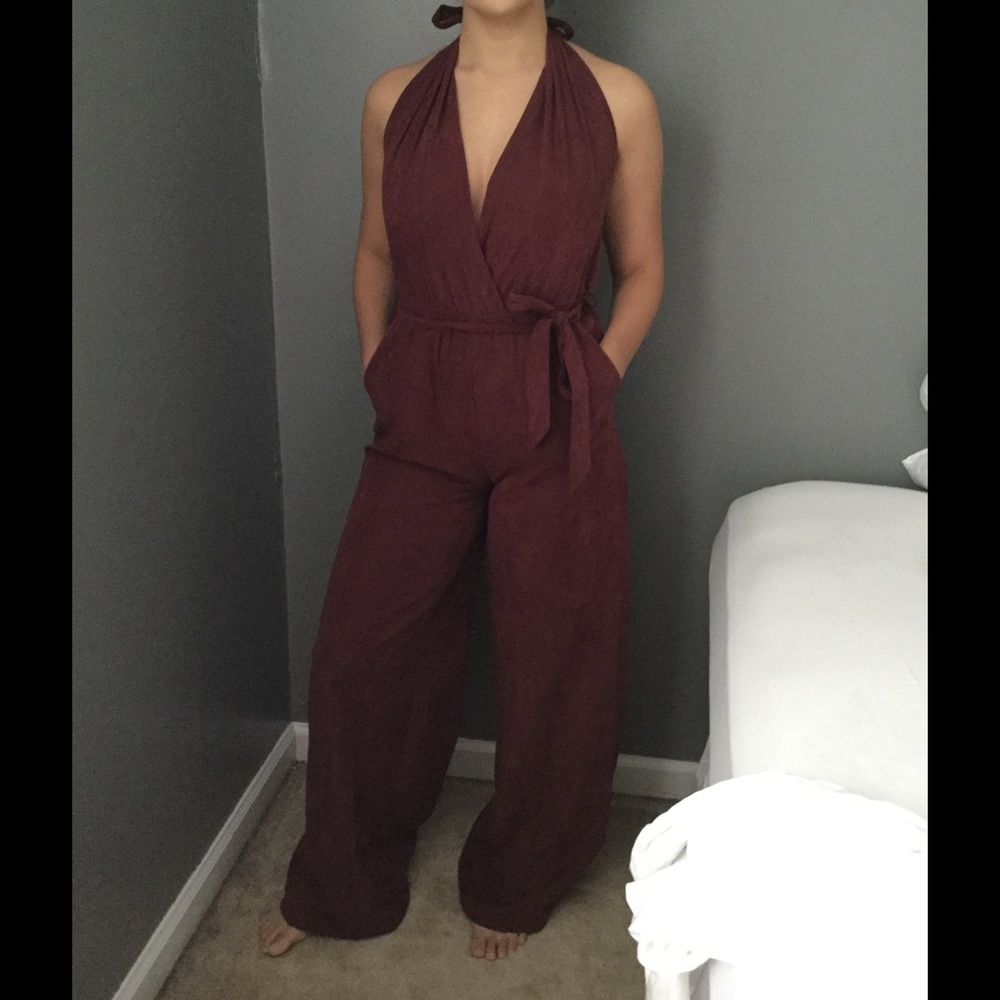 Suede Jumpsuit