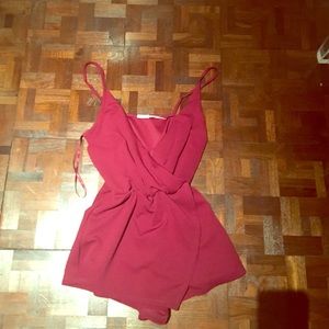 Maroon romper