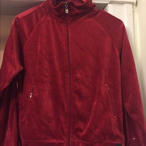 Velour track jacket