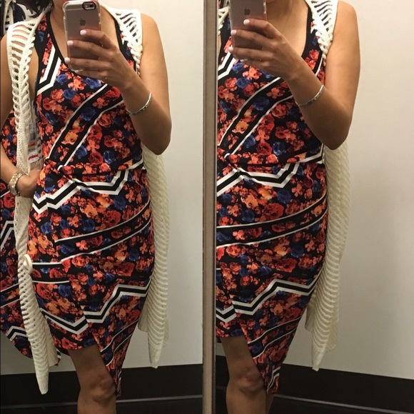 Material Girl asymmetrical dress size small
