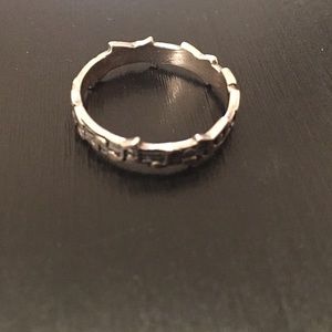 Sterling Silver Music Note Ring