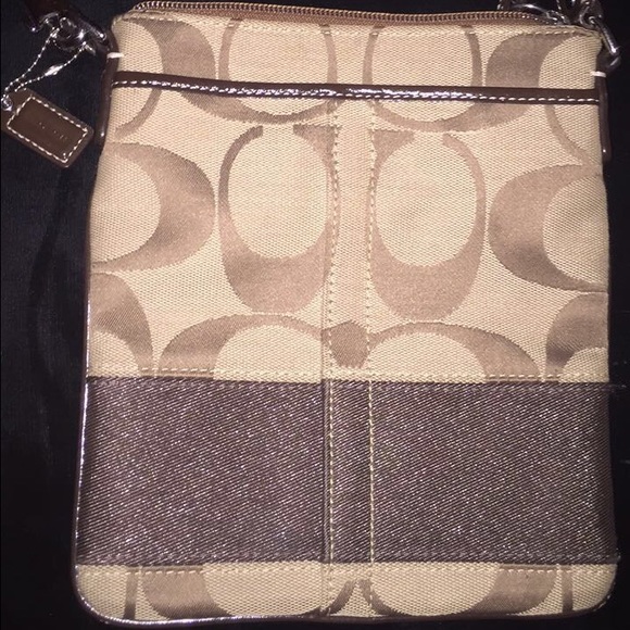 Coach tan Crossbody