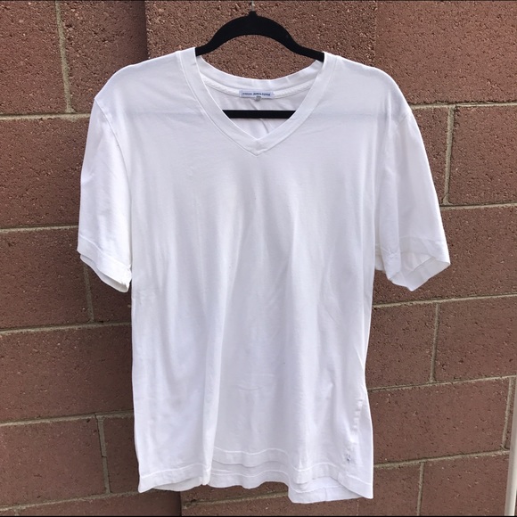 James Perse Tops - STANDARD JAMES PERSE SZ L WHITE T SHIRT