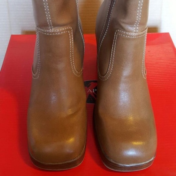 XAppeal Tan Boots - Picture 2 of 9