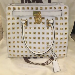 Michael Kors Studded Hamilton Purse