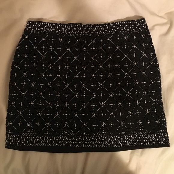 Francesca's beaded mini skirt