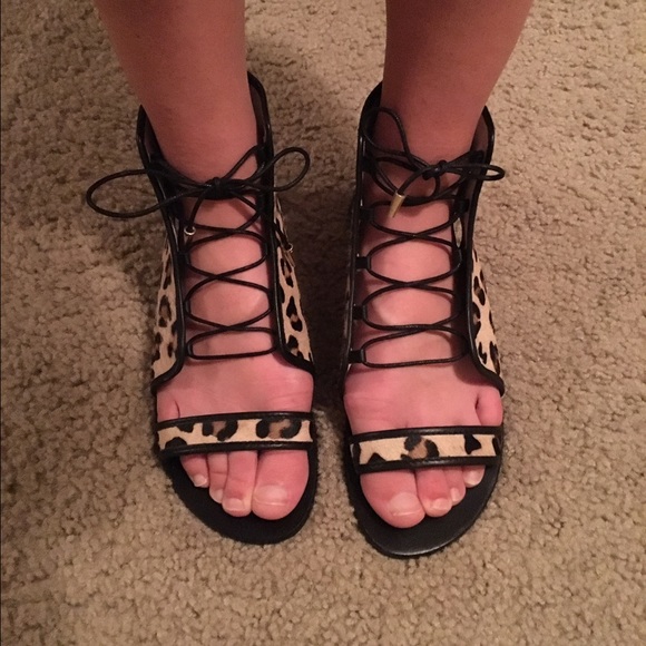Lace up sandals