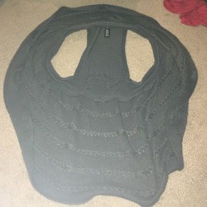 Knitted sweater cardigan