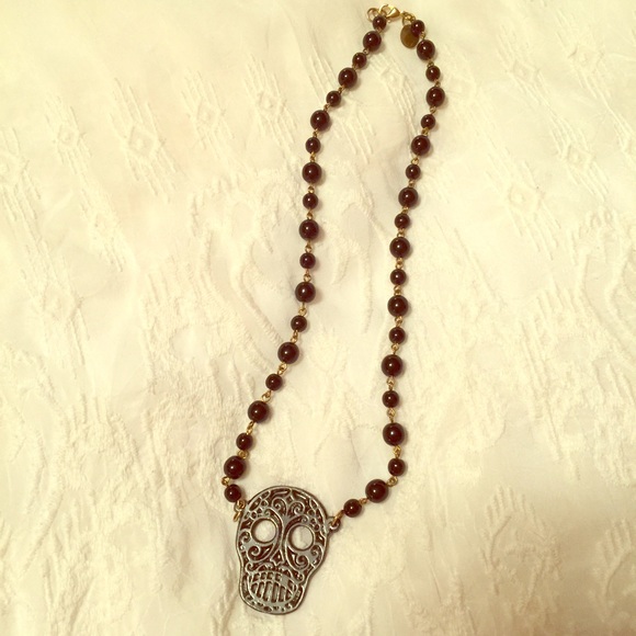 Day of The Dead Beaded Necklace
