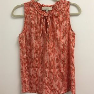 Sleeveless Tie-Neck Top