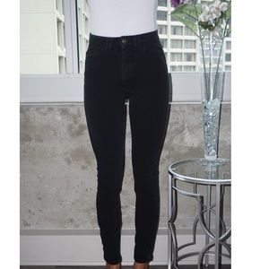 American Apparel Black high waist jeans