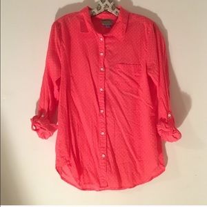C&C California Hot Pink Button Down