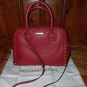 Authentic MK SANDRINE STUDDED BAG