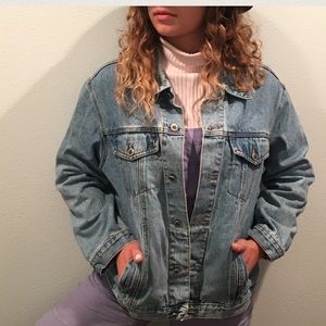 Denim jacket light wash Hero Quality M