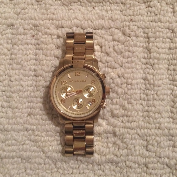 Gold Michael Kors watch