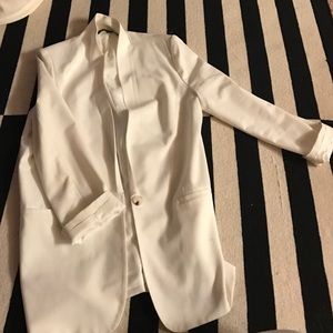 White blazer