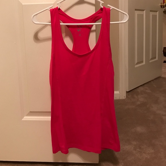 Pink workout tank