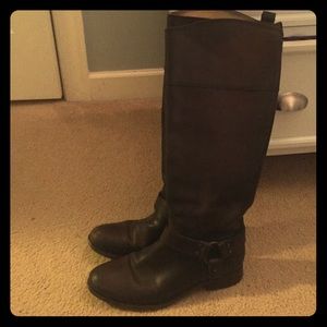 Dark Brown Used Frye Boots