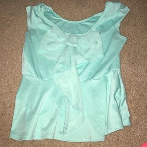 Teal t shirt