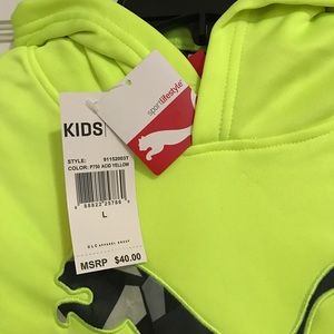 Original Puma kids hoodies M/ L/XL sizes Brand new