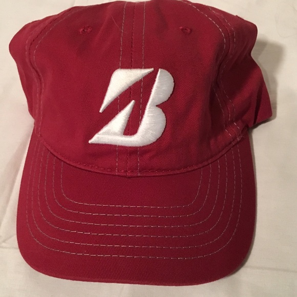 ‼️ SOLD ‼️ NWOT Bridgestone Maroon Golf Hat - Picture 1 of 3