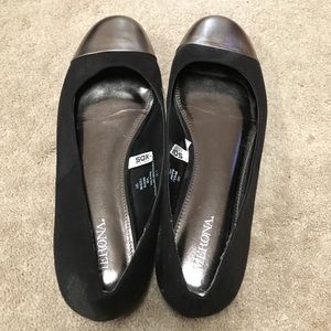Merona black flats