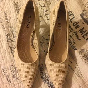 Guess cream high heels