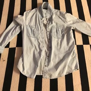Button up chambray shirt