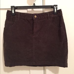 Urban Outfitters - Dark Green Corduroy Skirt