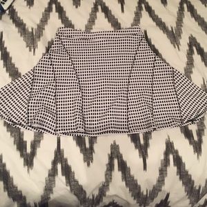 Black and white skirt