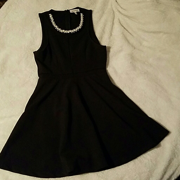 Black skater dress